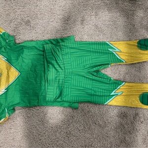 Green and Gold electro costume